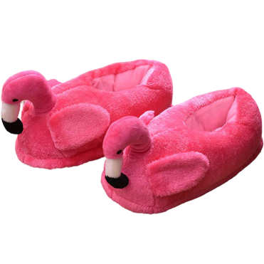 Chaussons Flamant Rose