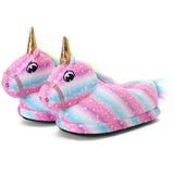 Chaussons Licorne Arc-en-ciel