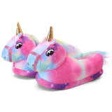 Pantoufles Licorne Arc-en-ciel