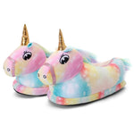 Pantoufles Licorne Arc-en-ciel