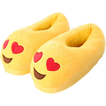 chaussons émoji amoureux