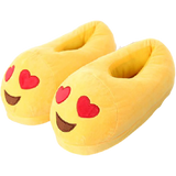 chaussons émoji amoureux