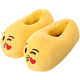 chaussons émoji bisous