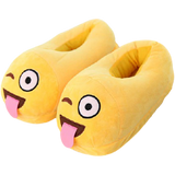 chaussons émoji clin d'oeil