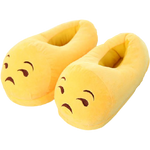 chaussons émoji déçu