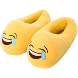 chaussons émoji mort de rire