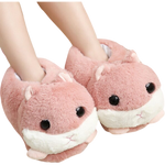 chaussons souris rose