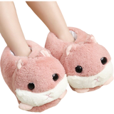 chaussons souris rose