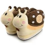 chaussons escargot marron