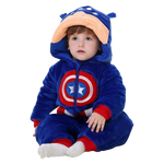 combinaison bébé captain america