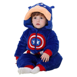 combinaison bébé captain america