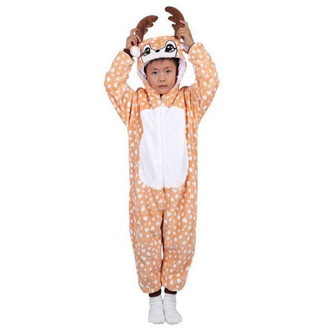 combinaison pyjama cerf fille