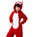 combinaison renard rouge enfant