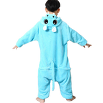 kigurumi hippopotame bleu enfant