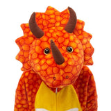 pijama Triceratops naranja Niño