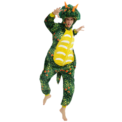 Pijama Triceratops Verde