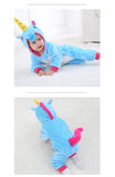 kigurumi licorne bleue bébé