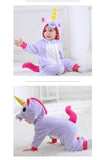 traje de Unicornio Púrpura Bebé