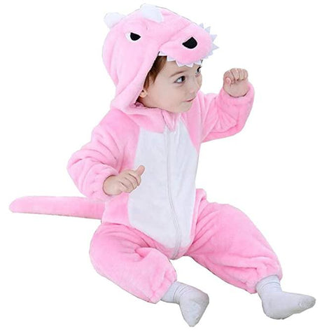 Pijama Dinosaurio Rosa Bebé