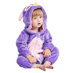 pyjama hibou violet bébé